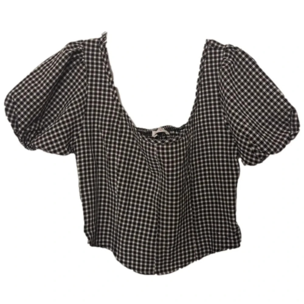 Sienna Sky Women's plaid crop top